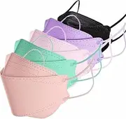 4 layers of 5 colors KF-94 dust-proof filter masks, fish-shaped masks (50 pcs)