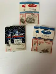 Eagle Claw Fish Hooks L181G Size 10 and 144A Size 12 and 144A size 2 Bronze