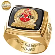 Peter Brock King of the Mountain Gold Ring