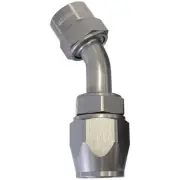 Aeroflow Kryptalon Series One Piece Full Flow Swivel 45° Hose End -4AN, AF782...