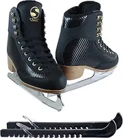 Jackson Ultima Softec Elite/Nova Figure Ice Skates for Women/Girls with Mark-II Blades Bundle with Skate Guards, Just Launched 2023