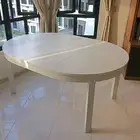 Brand New IKEA BJURSTA Extendable Round Table Wooden Dinning Table 4-6 Seater