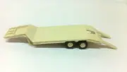 HO 1/87 Low Bed Semi Trailer LOHR 60ton - Ready Made Resin Model