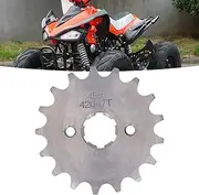 ElgnAura Stainless Steel Drive Sprocket 420 17T, 0.8in Front Counter Sprocket Compatible with 110 125 150 Chinese Pit Bikes ATVs
