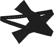[BESTYASH] Black Bow Tie for Men Classic Self Tie Bowtie Set for Wedding for Business