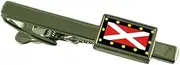 [Select Gifts] Hampton Poyle City England Flag Tie Clip