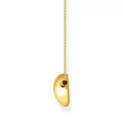 Thomas Sabo Gold Plated Sterling Silver Bold Heart Pendant On 40-45cm Chain