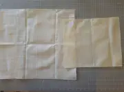2 PCS Cross Stitch Fabric 19 Count 12" X 14", 14 Count 17" X 19" Aida Cloth