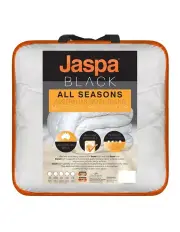 [Jaspa Black] All Seasons Mattress Protector White