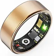 findtime Smart Ring Heart Rate Monitor Blood Pressure Ring Sleep Tracker Blood Oxygen Health Ring Pedometer Step Counter Calories Fitness Tracker Waterproof Fitness Rings for Men Women