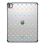 iPad Pro 13-inch (M4) iPad Impact Case Pastel Multicolor Polka Dot Transparent