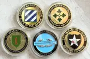5pcs US Army Challenge Coin Army Combat Infantry Coin! 1st 2nd 3rd 4th Infantry