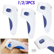 1~3 Electric Flea Zapper Lice Remover Hair Comb Brush Pet Dog Cat Cleaning Tools