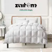 700GSM Single ZUNI Goose Down Duvet Quilt Duvet Doona Winter Summer Quilt