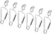 CRILSTYLEO BBQ Tongs for Grill Seafood Tools Snail Escargot Tongs Spring Mechanism