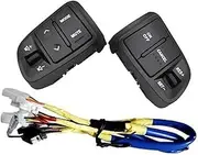 Vuzmode Car Cruise Control Button, for Kia, for Sportage Multifunction Steering Wheel Button Audio Volume Speed Cruise Control Buttons Switch Backlight Car Parts Steering Wheel Control Switch Buttons(