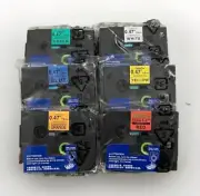 Labelife, 6-Pack, Label Maker Tape, For Brother P Touch TZe