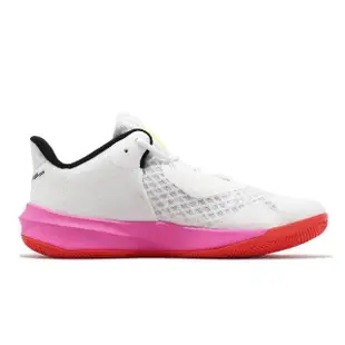 【NIKE 耐吉】排球鞋 Zoom Hyperspeed Court SE 男鞋 女鞋 白 粉紅 氣墊 室內運動鞋 奧運配色(DJ4476-121)