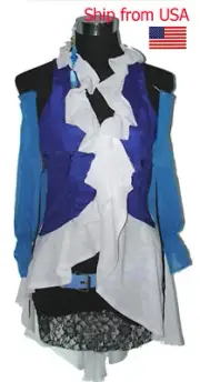 Complete Final Fantasy X-2 Yuna and Lenne Songstress Cosplay Halloween SIZE S