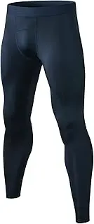 [WRAGCFM] Men's Compression Pants Cool Dry Athletic Workout Leggings Running Active Sports Tights Base Layer