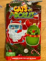Cats vs Pickles 4" Holiday Christmas Series Bean Bag Plush 2024 Pick UR Favorite
