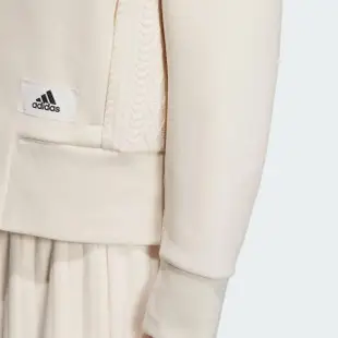 【adidas 愛迪達】運動服 休閒外套 女外套 LOUNGE DK JKT(IP0758)
