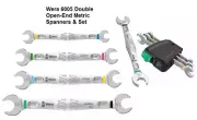 WERA 6005 Joker Metric Double Open-Ended Spanner/Wrench & Set