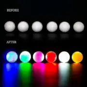 6 Pcs Led Glow Golf Balls, Flashing Glowing Golf Ball, Night Glow-yezi