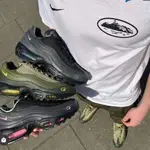 NEWCORTEIZ AIR MAX 95黑色粉色/軍綠色複古氣墊鞋百搭運動鞋