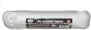 IIT 48780 80' Flagline Rope White Color