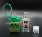 Star Wars Grogu Green Hand Sanitizer Holder & EMPTY Bottle REUSEable/ReFillable
