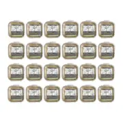 48pc Topchef Square Air Fryer Basket Liner Baking/Cooking Mat Brown 20cm
