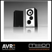 Mission 700 Bookshelf Speakers - Black & Walnut Finishes