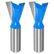 2pcs Dovetail Router Bit 7/8" Diameter 1/2" Shank Dovetail Joint Bit