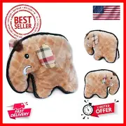 Zippy Paws - Z-Stitch Grunterz Durable Stuffed Squeaky Dog Toy - Manny the Ma...