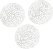 Ball Cage for Chickens - 3 Pieces Spherical Chicken Rolling Balls | Spherical Pet Safety Cage Movable Chicken Cage | Chicken Hamster Ball Cage Pigeon Chick Coop, Safe Walking Net for Prevents Dog