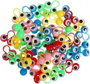 SUPVOX 100pcs Eyeball Rings for Educational Finger Learning for Parties Role Playing Storytelling Fun Activities for Imagination and Creativity