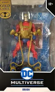 McFarlane DC Multiverse Gold Label ORION New Gods 7’ Action Fig New & Sealed Box