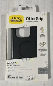 OtterBox OtterGrip Symmetry Series Case For MagSafe for iPhone 14 Pro, Black