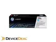 HP 128A Cyan LaserJet Toner Cartridge (CE321A)