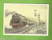 #BB6. AUSTRALIAN RAILWAY TRAIN POSTCARD - #11. RAINY DAY AT BATHURST