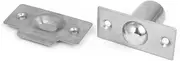 Aexit Strike (Standard Parts) Plate Cabinet Door Stainless Steel Roller Ball Catch Latch (16ry753qf380) Silver Tone