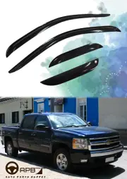 For Chevrolet Silverado 07-13 Deflector Window Visors Guard Vent Weather Shield (for: Chevrolet)