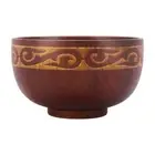 Mongolian Wooden Bowl Soup Salad Rice Noodle Bowls Ethnic Natural Wood1745