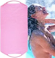 Shower Back Scratcher | Body Rags for Shower,Double Sided Cloth with Strap Long Body Scrub Shower Loofah with Handle for Women Men Clean Body