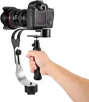 Video Action Stabilizing Handle Grip Handheld Stabilizer with Non Slip Handheld for DSLR Digital Camera Camcorder DV
