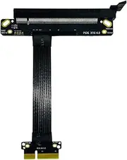 JMT GEN4 PCIe 4.0 x4 to x16 Extension Cable Pcie4X 4.0 8GB/S Bandwidth for Graphics Card GTX3080ti RX5700xt X4 X8 X16 GPU (15CM)