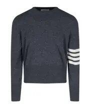 Thom Browne 4-Bar Knitted Jumper 2,3,4,5 Black