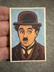Charlie Chaplin Mini Art Card