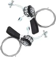 SUPVOX Aluminum Construction Throttle Cable Hand Control Bike Brake Cable with Speeds Set Levers for Motorized Bikes